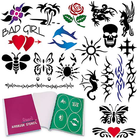 temporary tattoo stencils